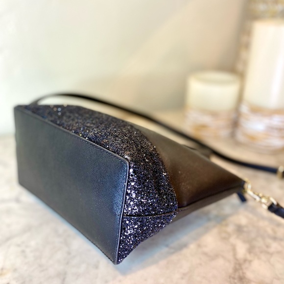 KATE SPADE *BNWOT* Ina Greta Court Glitter Crossbody/Top Handle Bag - Picture 8 of 11